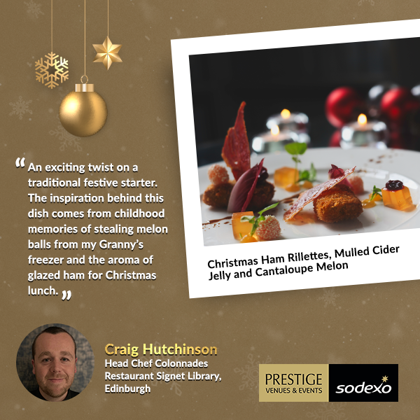 Christmas Ham Rillettes Starter recipe card